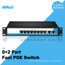 48V POE Switch 8 Port Wireless AP Support Power 250M Network Switch